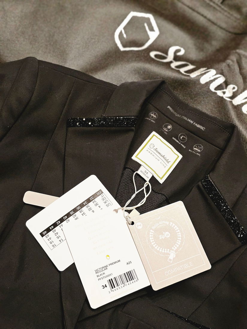 Sacou Samshield negru marime 34 NOU Echitatie