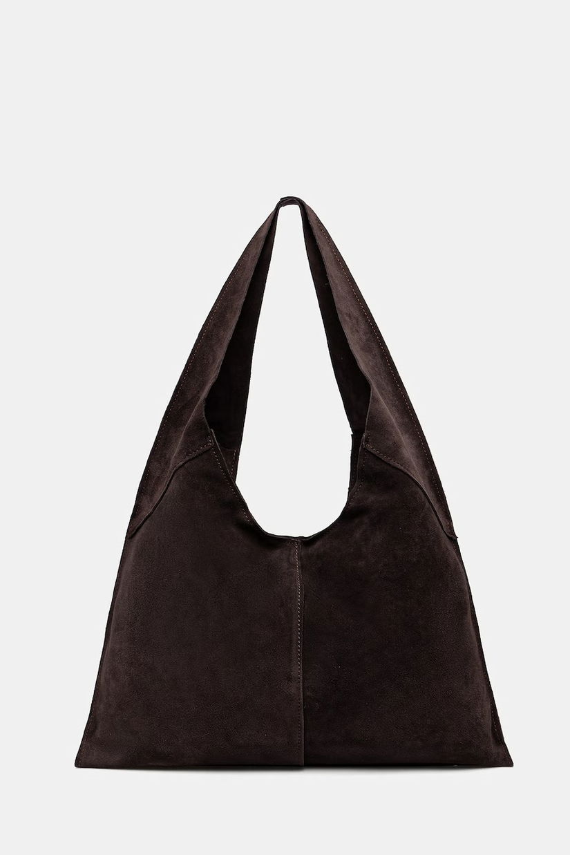 Answear.LAB geanta de mana din piele intoarsa