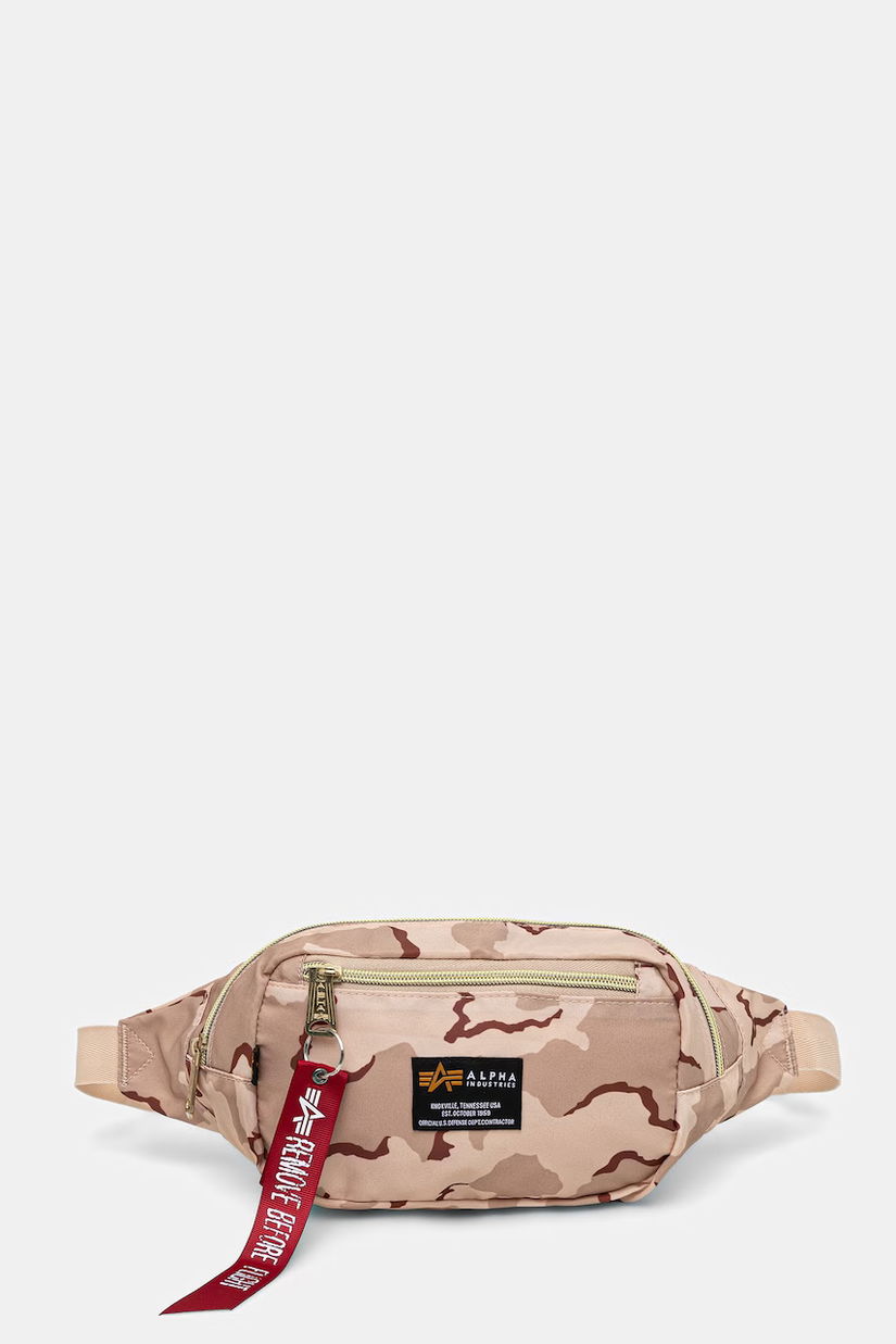 Alpha Industries borsetă Crew Waist Bag Camo