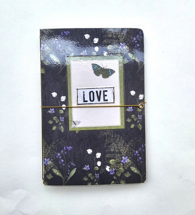 Jurnal Handmade, Coperta Laminată, Love