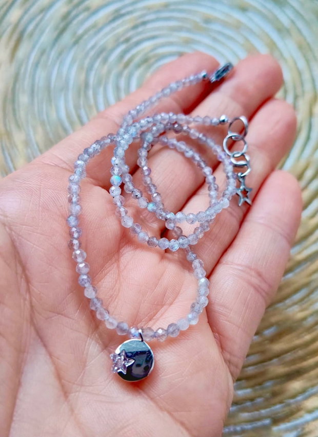 Colier CHOKER Labradorit
