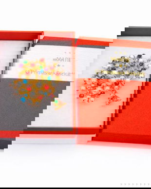 Broșă Mărțișor Copacul Vieții cu Perle și Cristale