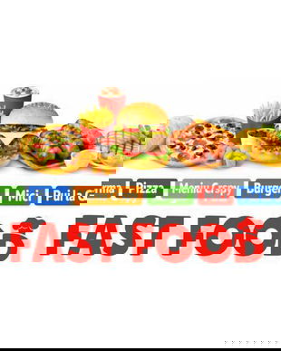 Banner fast-food personalizat 110&times;200 cm