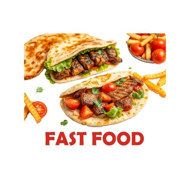 Banner Fast Food 80X110cm