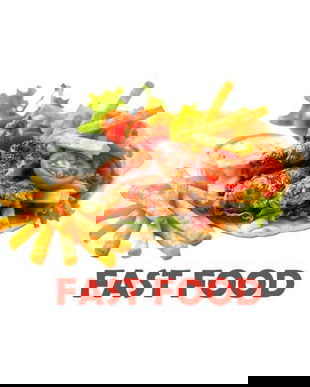 Banner Fast Food 80X110cm