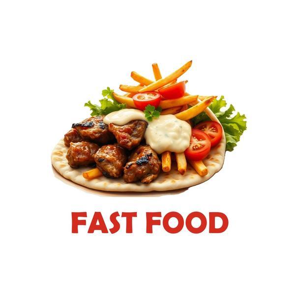 Banner Fast Food 80X110cm