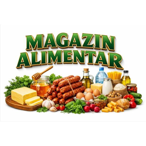 Banner Magazin Alimentar &ndash; personalizabil, 80&times;110 cm
