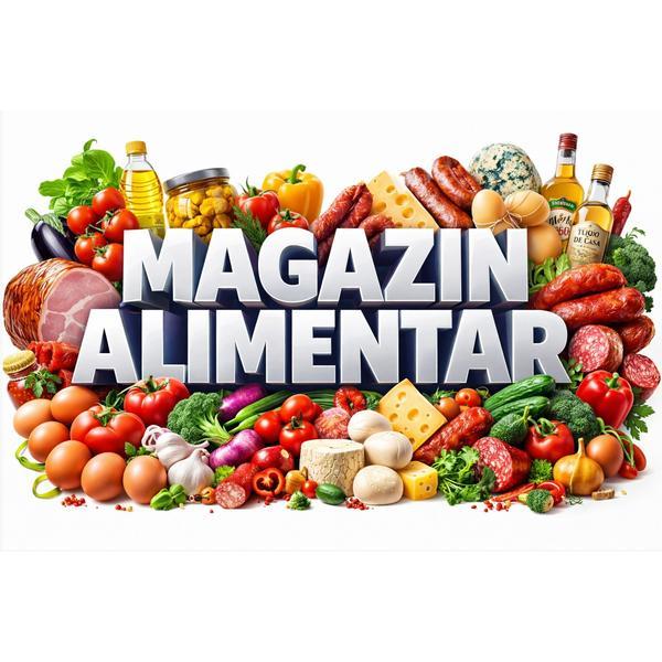 Banner Magazin Alimentar &ndash; personalizabil, 80&times;110 cm