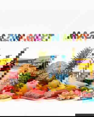 Banner Magazin Mixt Personalizabil 80X110 cm