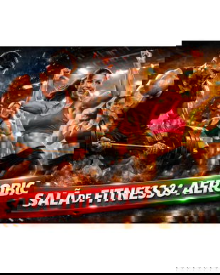 Banner Sală de Fitness și Aerobic Personalizat 80&times;110 cm