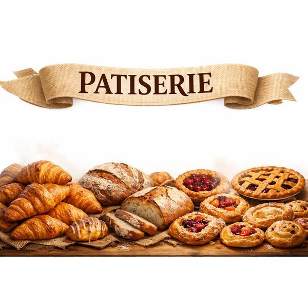 Banner Patiserie Personalizabil 80X110 cm