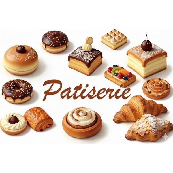 Banner Patiserie Personalizabil 80X110 cm