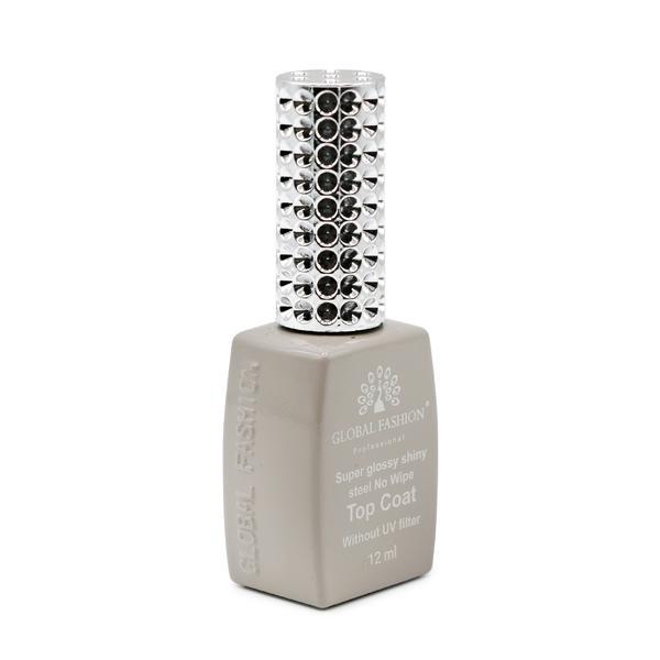 Top Coat fără filtru UV, Global Fashion, Super Glossy Shiny Top Coat without UV filter, 12ml