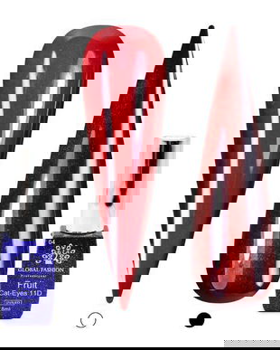 Ojă semipermanentă ochi de pisică Fruit 11D 8ml, 04