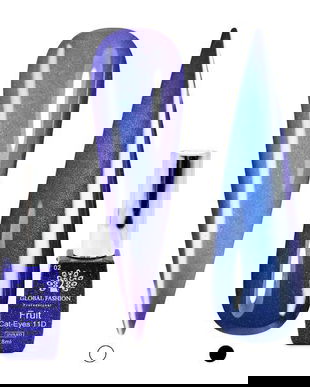 Ojă semipermanentă ochi de pisică Fruit 11D 8ml, 02