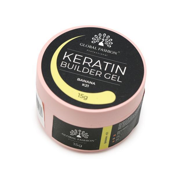 Gel pentru modelarea unghiilor 15 g, Keratin Builder Gel, K21