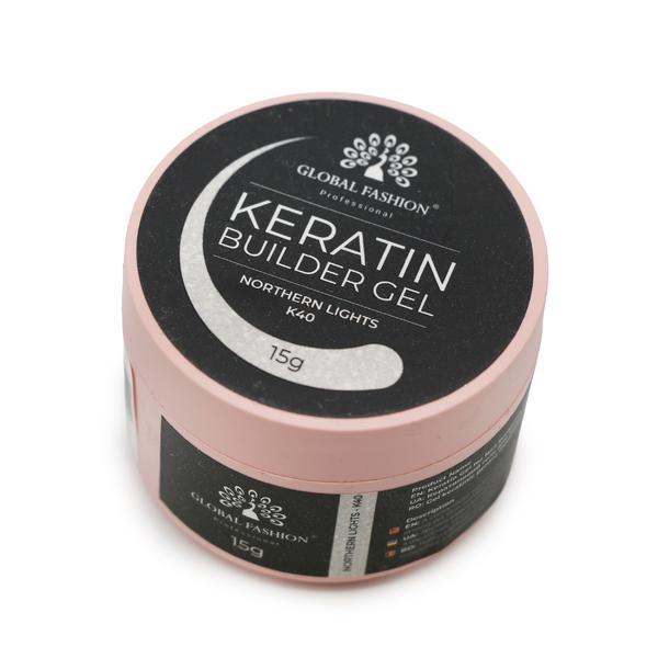 Gel pentru modelarea unghiilor 15 g, Keratin Builder Gel, K40