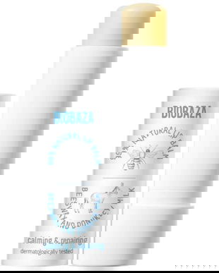 Balsam Natural de Buze cu Ceara de Albine si Lapte de Magarita - Biobaza Beeswax &amp; Donkey Milk Natural Lip Balm - Calming &amp; Repairing, 4.5 g