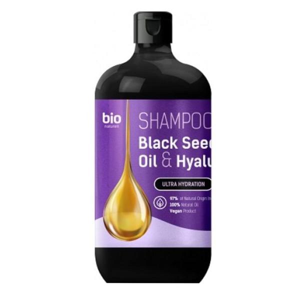 Sampon Ultra-Hidratant cu Ulei de Chimen Negru si Acid Hialuronic - Bio Naturell, 946 ml