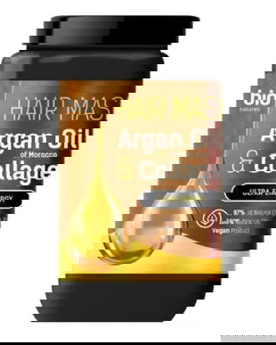 Masca UItra-Energizanta cu Ulei de Argan si Colagen - Bio Naturell, 946 ml