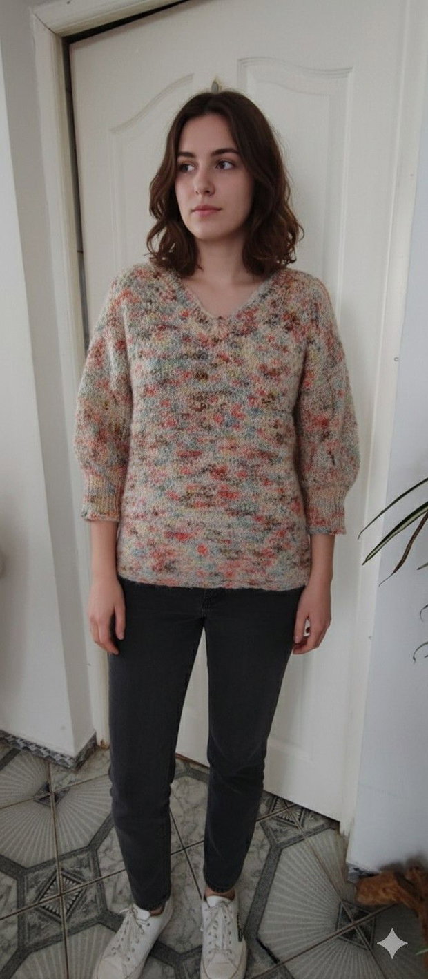 Bluza tricotate manual