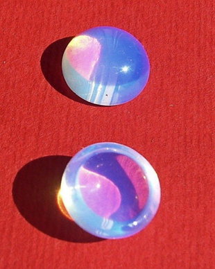 (2 bucati) Opalit cabochon aprox 10x5 mm