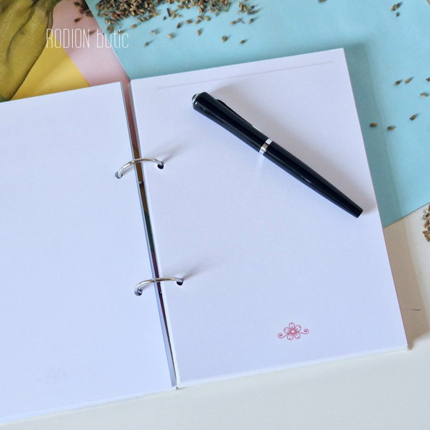 Agenda cadru didactic cu coperti detasabile pictata manual