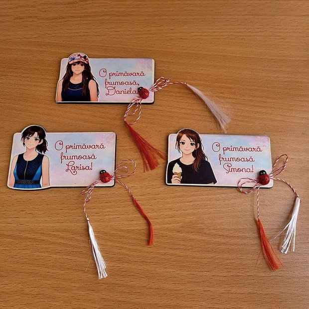 Martisor MAGNETIC Personalizat - Fata/Baiat