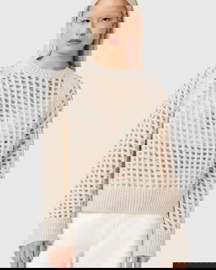 AllSaints pulover din amestec de lână SUNIVA