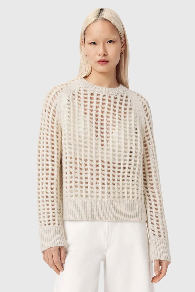 AllSaints pulover din amestec de lână SUNIVA