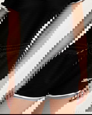 Karl Lagerfeld Jeans pantaloni scurți din bumbac