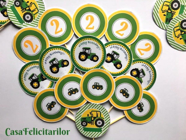 Toppere Candy Bar  tematică Tractoraș