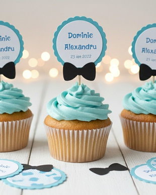 Toppere cu papion personalizate