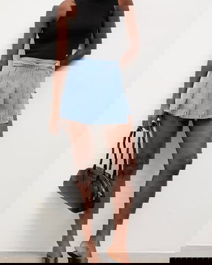 Answear Lab fustă și pantaloni denim