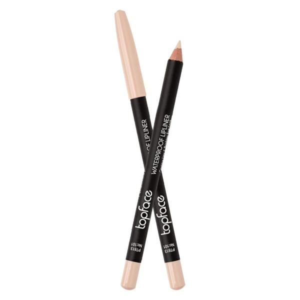 Creion de Buze Rezistent la Apa - Topface Waterproof Lipliner, PT613.101, 1.14 g