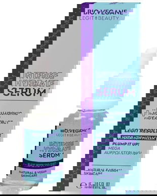 Ser Intens Hidratant pentru Ten - Bio:Vegane Legit Beauty Intense Hydrate Serum, 15 ml