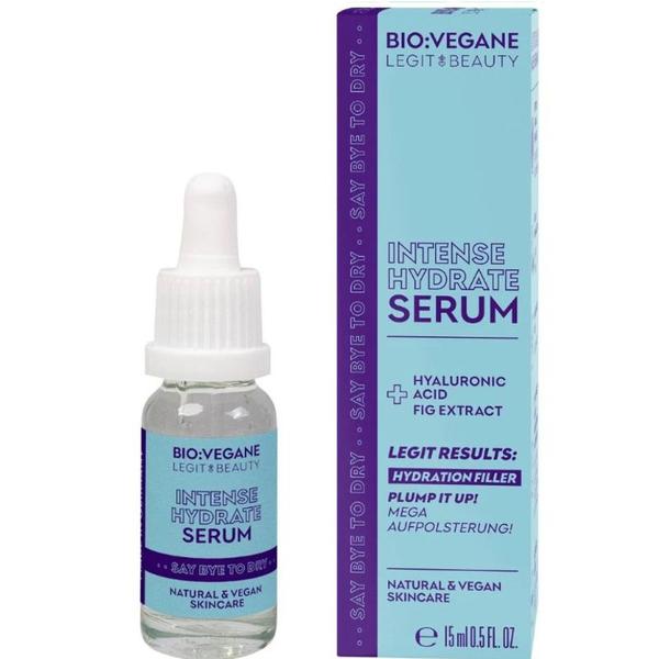 Ser Intens Hidratant pentru Ten - Bio:Vegane Legit Beauty Intense Hydrate Serum, 15 ml