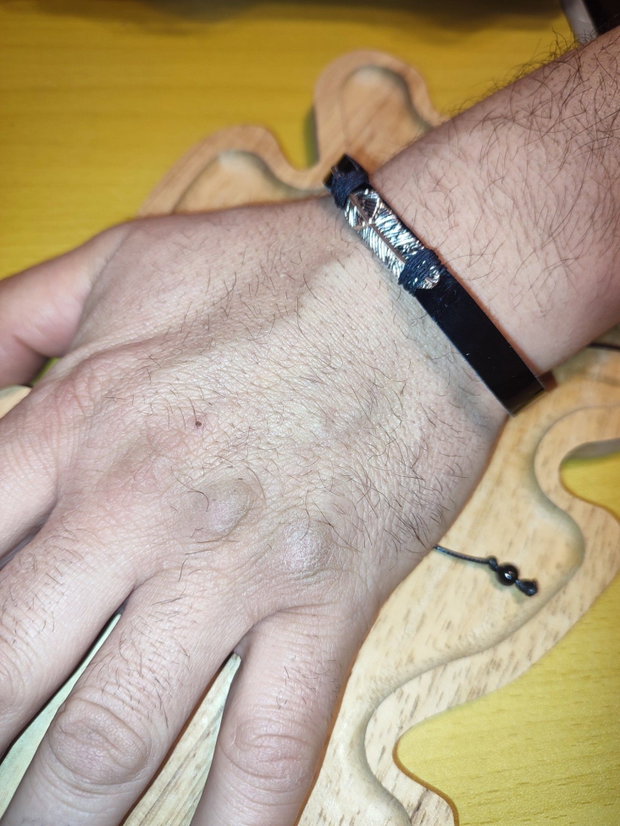 Brățară bărbătească piele naturala handmade