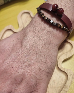 Brățară bărbătească piele handmade