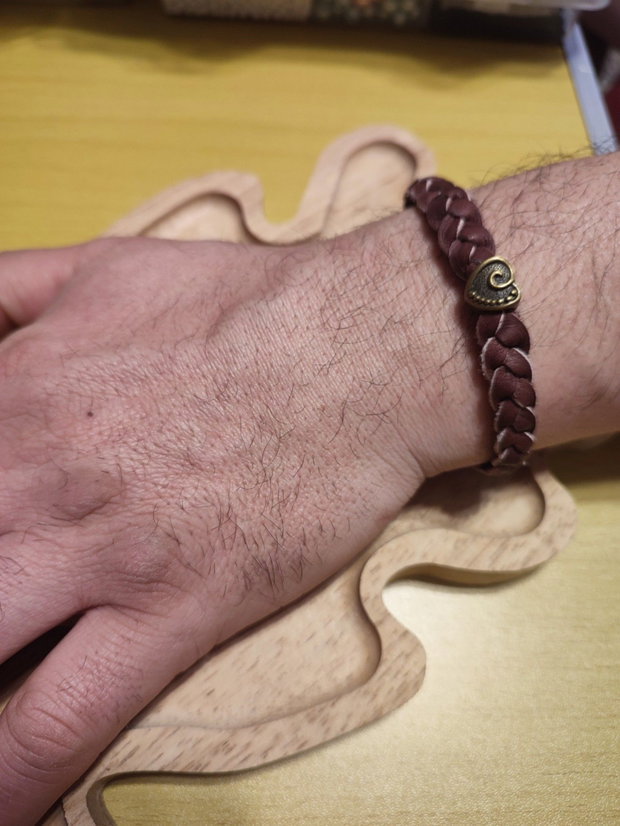 Brățară bărbătească piele handmade