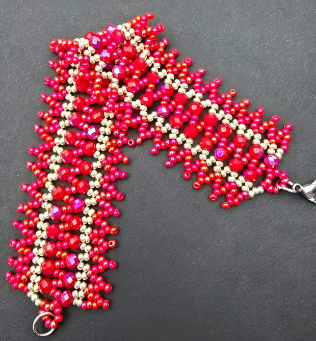 Brățară Ruby Weave