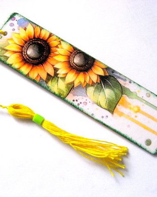 semn de carte cu floarea soarelui 51594