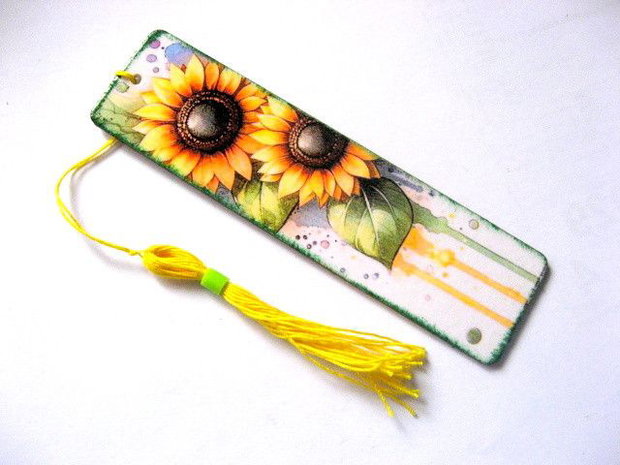 semn de carte cu floarea soarelui 51594