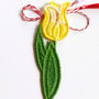 Martisor Lalea Galbena Degrade