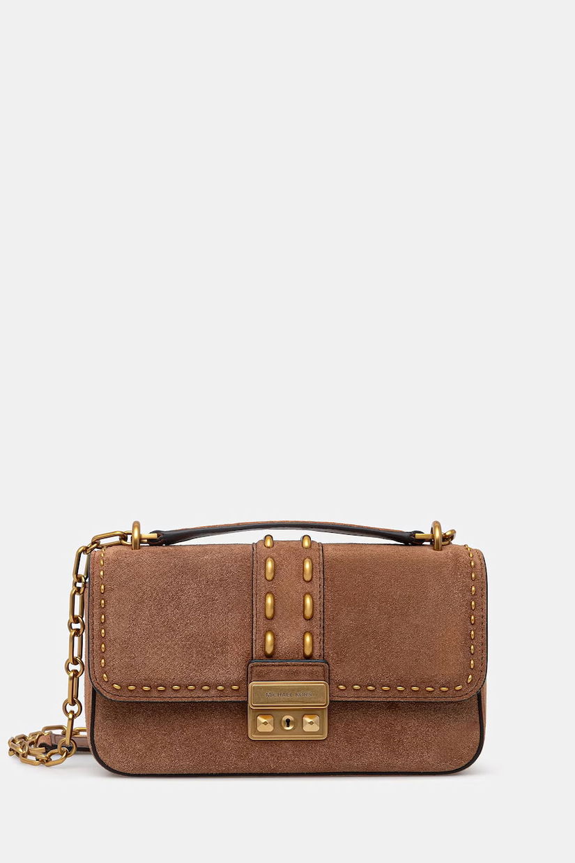 MICHAEL Michael Kors geantă de mână din piele întoarsă