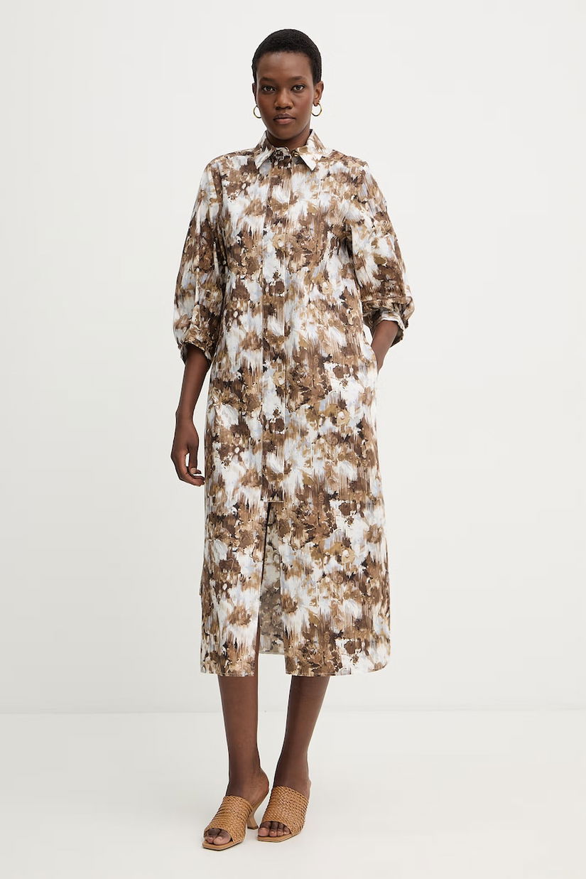 MM by Max Mara rochie din bumbac FALDA