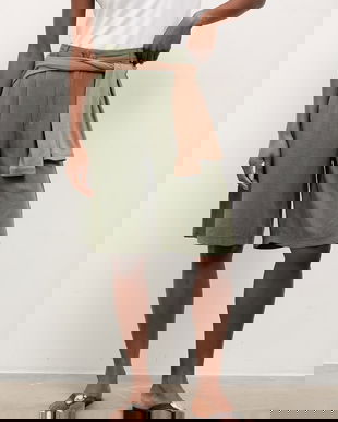 Answear Lab pantaloni scurti din in