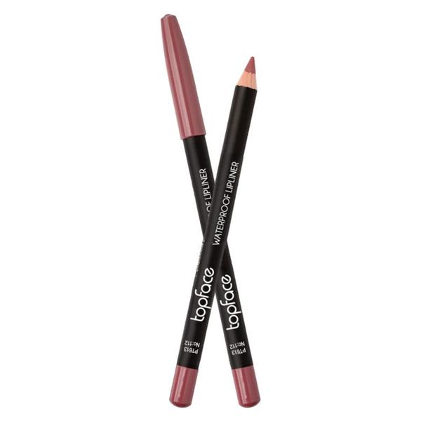 Creion de Buze Rezistent la Apa - Topface Waterproof Lipliner, PT613.112, 1.14 g