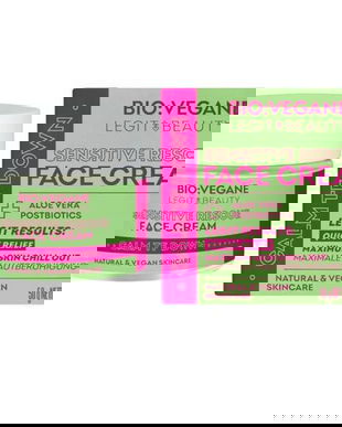 Crema de Fata pentru Ten Sensibil - Bio:Vegane Legit Beauty Calm TF Down Face Cream, 50 ml