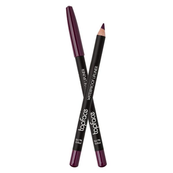 Creion de Buze Rezistent la Apa - Topface Waterproof Lipliner, PT613.115, 1.14 g